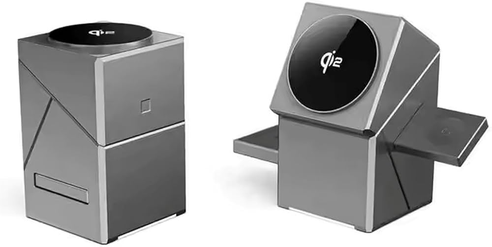Magnetic wireless charging station 3 in 1